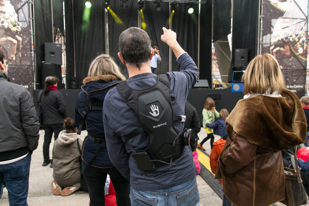 subpac mochila vibratoria