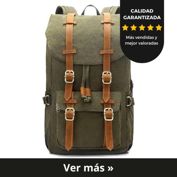 EVERVANZ Mochila Vintage de Lona