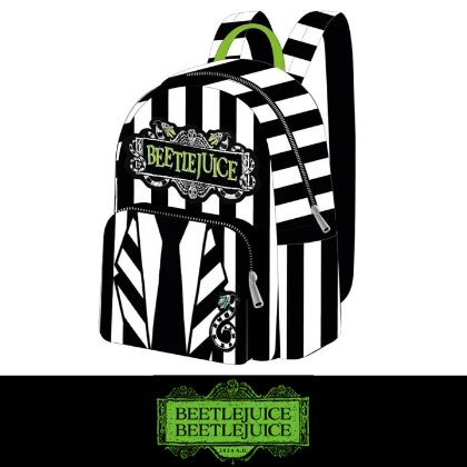 Mochila de moda BEETLEJUICE, Black&White, Casual