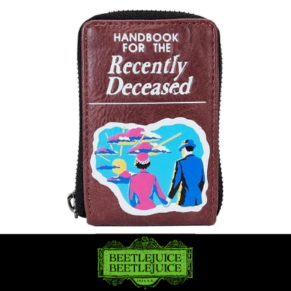 Loungefly Beetlejuice Handbook For The Recently Deceased Accordion Wallet