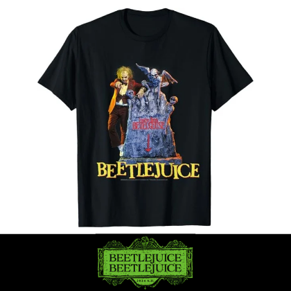 Beetlejuice Here Lies Camiseta